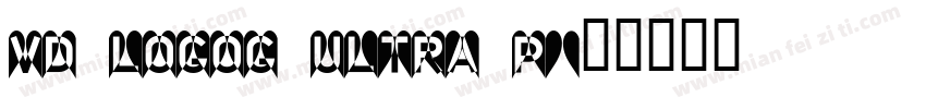 VD LogoG Ultra P字体转换